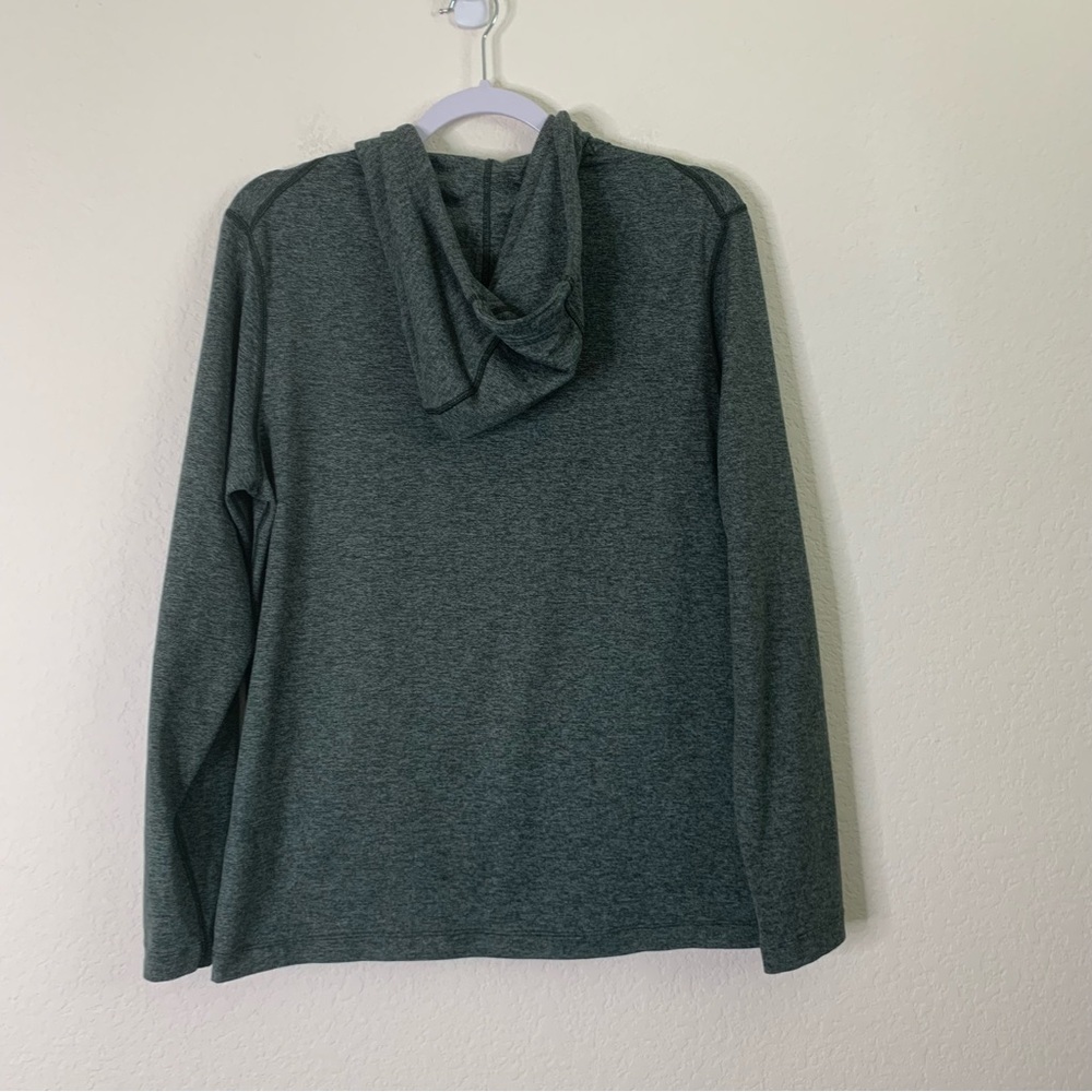 Lululemon Mens green soft jersey pull over hoodie S - Picture 7 of 9